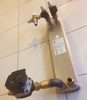 Fittings til varmeveksler solvarme-buffertank