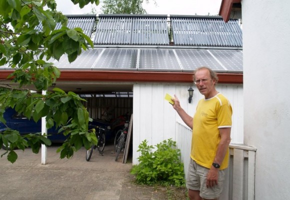 Solvarmeanlæg med SolarBox